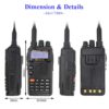 Wouxun KG-UV899 International Ver Waterproof Dual-Band Walkie Talkies - Image 3