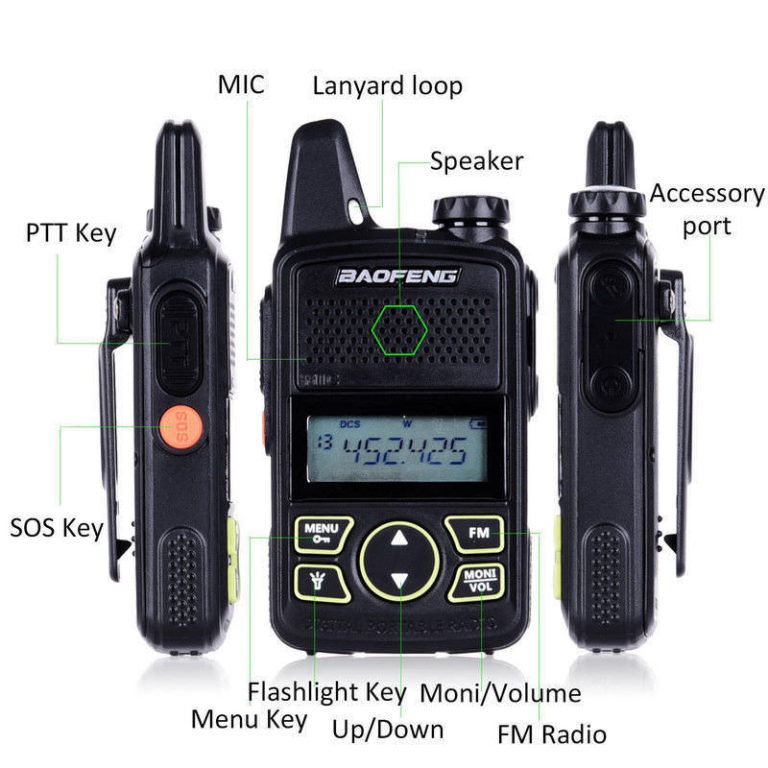 Baofeng BFT1 Pocket Mini Professional Handheld Radio Two Way Radio