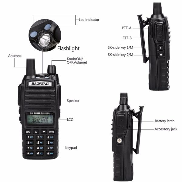 Baofeng UV-82 Tri Power Amateur Dual Band FM Transceiver - Image 5