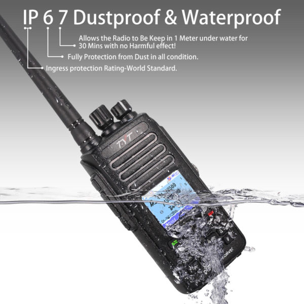 2018 Upgraded GPS TYT MD-UV390 IP67 Waterproof UV Dual Band Handheld DMR Transceiver - Image 3