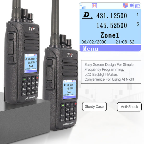 2018 Upgraded GPS TYT MD-UV390 IP67 Waterproof UV Dual Band Handheld DMR Transceiver - Image 4
