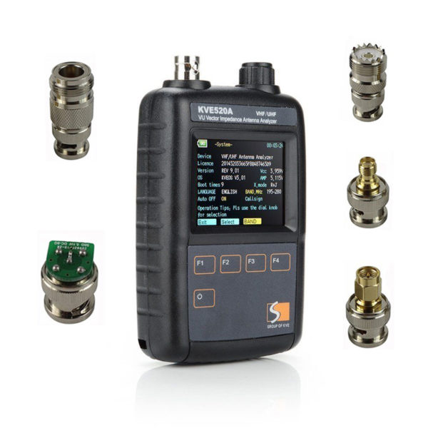 NEW KVE520A Vector Color Graphic Impedance Antenna analyzer Meter for VHF/UHF Amateur HAM Two Way Radio - Image 2