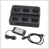 High Quality Universal Double Row 6 Way Rapid Charger for Motorola HT750 HT1250 GP328 GP340 GP380 etc Radios