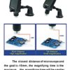 New Portable LCD Digital USB Microscope HD LED Display for Repair Phone Walkie Talkie - Image 4