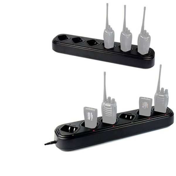 Single Row Six Way Universal Rapid Charger for Retevis H777 Baofeng BF 888S Two-way Radio