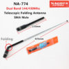 Nagoya 774 NA-774 UHF VHF SMA-M Radio Antenna for Yaesu Vertex Standard VX-3R VX-6R TH-UVF9 KG-UV8D - Image 3