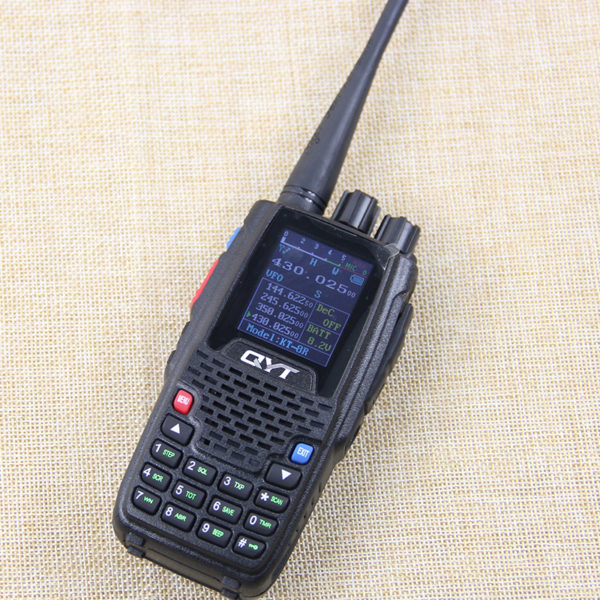 Exclusive Handheld Walkie Talkie Quad Band QYT KT-8R Quad Display Color Screen