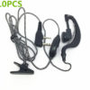 10pcs Walkie Talkie Earpieces Woven Wire for Baofeng 5R Wouxun KG-UVD1P TYT Kenwood Radios