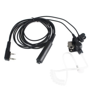 TYT Wouxun KG-UVD1P KG-UV6D PX-777 Baofeng UV-82 5R Series Kenwood 3-wire PTT Earpieces