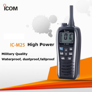 Icom IC-M25 Marine FM Radio High Power Floating Military Quality Waterproof Dustproof  Shatter-resistant