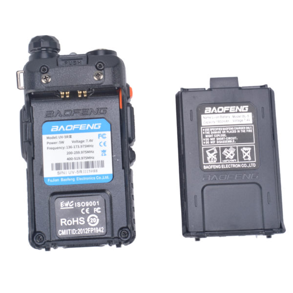 Baofeng Tri-band Ham Radio UV-5RIII 136MHz/200MHz/400MHz 3 Bands Walkie Talkie - Image 4