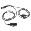 Surveillance PTT Mic Headset for Motorola Radio GP328plus GP338plus GP344 GP388 GP688 EX500 EX600 Walkie Talkie