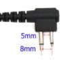 2 Pin Remote Speaker Microphone For Motorola Walkie Talkie Radios GP68 GP88 GP88S GP300 CP150 Radio PMMN4013 - Image 2