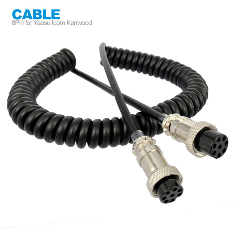 8 Pin Mic Microphone Extension Cable FOR YAESU KENWOOD CB HAM