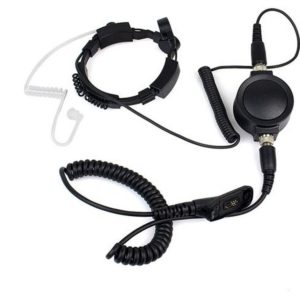 Motorola DP4400 DP4401 DP4600 DP4601 DP4800 etc Adjustable Heavy Duty Big PTT Mic Throat Mic Earpiece Earphone