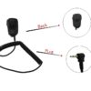 Mini PTT Hand Microphone SM-25 For Yaesu Vertex VX-1R 2R 3R 5R 150 160 180 210/A Walkie Talkie 3.5mm - Image 6