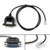 For Motorola Radio GB300 MCX600 MCX1000 Maxtrac 300 PLUS 800 M1225 RIB Programming Cable 25 Pin Serial Port