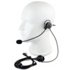 Advanced Unilateral Headphone Mic Finger PTT Neckband Earpiece Cycling Field Tactical Headset For Kenwood BAOFENG Radio