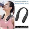 Alafone AF4 Neckband Mini Walkie Talkie Analogue Communication UHF 400-470MHz 99CH Bluetooth Headphone for phone/pad/android for two way radio - Image 2