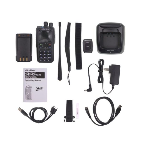 Anytone AT-D878UV Plus DMR GPS APRS UHF VHF Dual Band Bluetooth Digital Walkie Talkie - Image 6