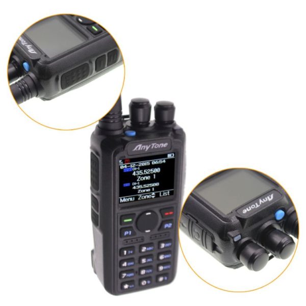 Anytone AT-D878UV Plus DMR GPS APRS UHF VHF Dual Band Bluetooth Digital Walkie Talkie - Image 3