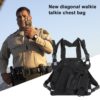 Double Radio Shoulder Holster Chest Harness Holder for Baofeng UV-5R UV-82 UV-9R PLUS Walkie Talkie Rescue Essentials