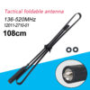 108CM Outdoor Flexible Walkie Talkie Antenna Portable Extend Radio Foldable SMA Female Dual Band 136/520MHz For Baofeng UV-5R/82