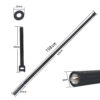 108CM Outdoor Flexible Walkie Talkie Antenna Portable Extend Radio Foldable SMA Female Dual Band 136/520MHz For Baofeng UV-5R/82 - Image 5