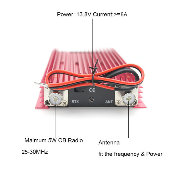 BaoJie BJ-200 CB Radio Power Amplifier 50W HF Amplifier 3-30 MHz AM/FM/SSB/CW Walkie Talkie CB Amplifier - Image 3