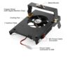 Free shipping Bracket Holder Stand Heatsink + Cooling Fan For XIEGU G90 G90S Ham HF Radio - Image 6