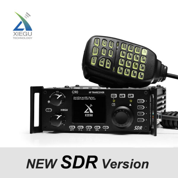 XIEGU G90 QRP HF Amateur Radio Transceiver 20W SSB CW AM FM 0.5-30MHz SDR Structure with Built-in Auto Antenna Tuner GSOC