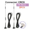 2PCS 2G 3G 4G LTE magnetic antenna 700-2700MHz 12dBi TS9 SMA-male connector 3M GSM external router antenna  - Image 2