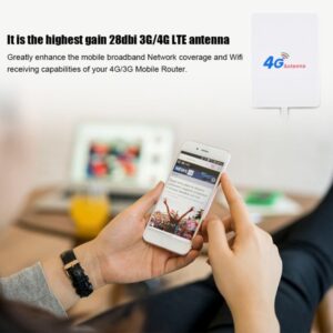 Mobile Router WiFi Signal Amplifier Antenna 4G/3G WiFi Antenna 28dBi LTE Antenna  SMA/TS9/CRC9 Network Broadband Antenna