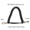 8-pin Microphone Converter Adapter Cable MH-31B8 Hand Mic Extension Cords Male to Female For Yaesu FT847 FT920 FT950 2000 Shortwave Radio FT1000