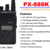PUXING PX 888K Dual band Handheld Two Way Radio px-888k 136-174mhz and UHF 400-480mhz Transceiver Walkie Talkie PX888K