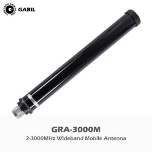 Fiberglass Mobile Antenna GRA-3000M Wideband 2-3000MHz FRP Thick Short Antenna
