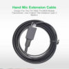 Upto 3 Meters Hand PTT Mic Extension Cords for TYT TH-7800 TH-9800 Mobile Car Tranceiver