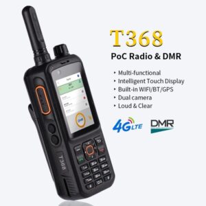 Inrico T368 4G DMR PoC Radio Multi-functional Intelligent Touch Display Wifi BT GPS Phone