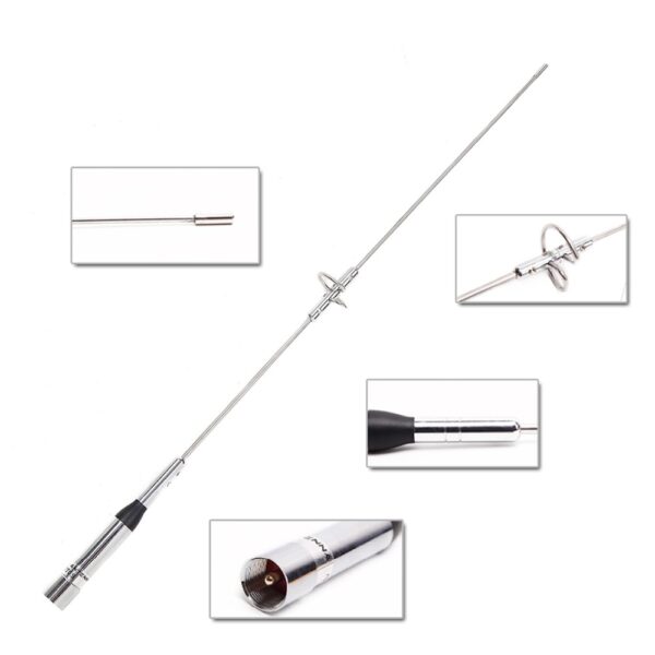NAGOYA Antenna NL-770S Dual Band U/V 144/430MHz 150W 2.15/3.0dBi Walkie Talkie Antenna SL16/UHF-J/M Type - Image 3