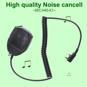 Original Professional Microphone Wired stereo PTT Speaker Microfono for TH-UV8000D MD-380 UV-5R BF-888S Portable Radio
