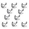 10PCS For Many Motorola T60 EM1000R MR350R MD200TPR Walkie Talkie PTT Mic Headsets