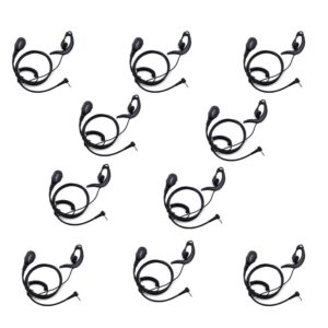 10PCS For Many Motorola T60 EM1000R MR350R MD200TPR Walkie Talkie PTT Mic Headsets