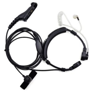 Motorola DP4400 DP4401 DP4600 DP4601 XPR/ XiR/ DP/APX Series Radios Finger PTT Throat Mic Headphone