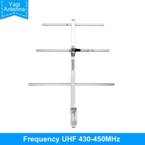 Ailunce AY01 Walkie Talkie Antenna Aluminum Alloy Yagi Antenna High Gain UHF Female Connector