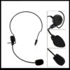 ICOM two pins Two way radio light weight With Boom mic and finger PPT Earpices