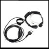 ICOM Radio Mic Adjustable Throat Microphone Earpiece for  ICOM IC-V80 IC-V85 IC-F3 F4 IC-F20 IC-V82