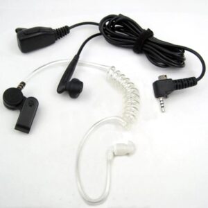 Sepura SRP2000 SRP3000 SRH3500 SRH3800 SRH3900 Portable Radio Air Acoustic Tube Earpiece Mic Headset PTT