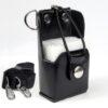 Hard Artificial Leather Case Holster+Belt Clip for Motorola Walkie Talkie GP328+Plus GP388 GP344 GP638+