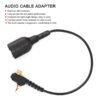 Two Way Radio Audio Cable Adapter Fit for Motorola MTH800 MTH850 MTP850 MTS850 to UV-5R K Head Change Port Cable