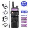 Baofeng UV5R Ham Radio with 3800mAh Extend Battery Speaker Microphone Programming Cable Security Headset Car Charger High Gain Antenna - Image 2